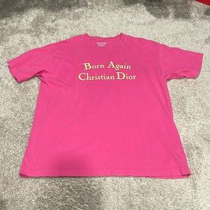 Chinatown market. Large pink born again Christian Dior